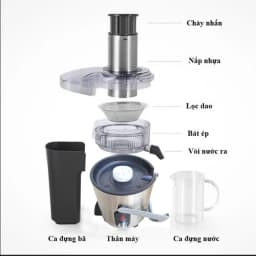 Thumbnail Máy ép trái cây nhanh NIKITO công suất 1800w ép đa năng các loại hoa quả trái cây bảo hành 2 năm 1
