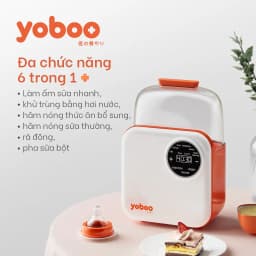 Thumbnail Máy hâm nóng sữa đôi điện tử Yoboo YB-0042 có 6 chức năng, điều khiển cảm ứng, hẹn giờ trước - Hàng chính hãng 1