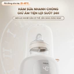 Thumbnail Máy hâm sữa AQUA WS21T hâm đồ ăn dặm, tiệt trùng an toàn, kiểm soát chính xác nhiệt độ 4