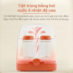 Thumbnail Máy hâm sữa tiệt trùng, rả đông, giữ ấm Yoboo YB-0041 thiết kế 2 ngăn 3in1 làm nóng thức ăn - Hàng Chính Hãng 2