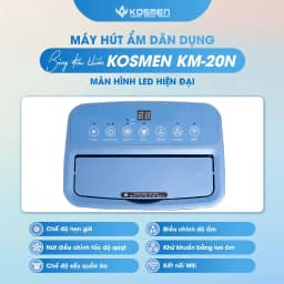 Thumbnail Máy Hút Ẩm Dân Dụng Kosmen KM-20N - Thích Hợp Không Gian 80m2 - Hàng Chính Hãng Bảo Hành 24 Tháng 3