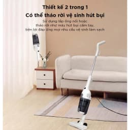 Thumbnail Máy hút bụi cầm tay Aqua CCX600R lực hút 15000Pa 600W, bộ lọc bụi mịn HEPA - Bảo hành 12 tháng 2