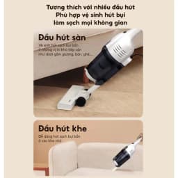 Thumbnail Máy hút bụi cầm tay Aqua CCX600R lực hút 15000Pa 600W, bộ lọc bụi mịn HEPA - Bảo hành 12 tháng 3