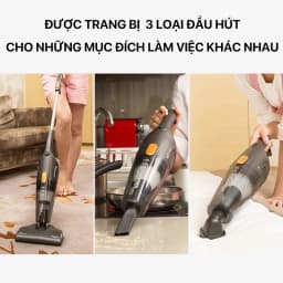 Thumbnail Máy hút bụi cầm tay Deerma DX115C lực hút 15000Pa công suất 600W kèm 3 đầu hút đa năng chính hãng - Bảo hành 12 tháng 3