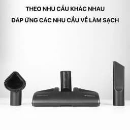 Thumbnail Máy hút bụi cầm tay Deerma DX115C lực hút 15000Pa công suất 600W kèm 3 đầu hút đa năng chính hãng - Bảo hành 12 tháng 4
