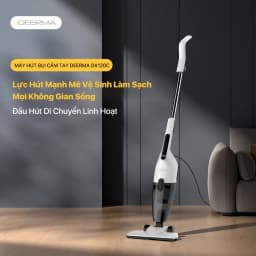 Thumbnail Máy hút bụi cầm tay Deerma DX120C lực hút 16000pa, công suất 600W phiên bản mới 2025 - Bảo hành 12 tháng 2