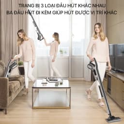 Thumbnail Máy hút bụi cầm tay Deerma DX700S với công nghệ lực hút lốc xoáy 15000Pa thiết kế tản nhiệt - Bảo hành 12 tháng 2