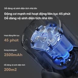 Thumbnail Máy hút bụi cầm tay không dây Deerma T30 Station với lực hút 23000pa kèm trạm sạc thông minh - Bảo hành 12 tháng 2
