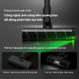 Thumbnail Máy hút bụi cầm tay không dây Deerma T30 Station với lực hút 23000pa kèm trạm sạc thông minh - Bảo hành 12 tháng 4