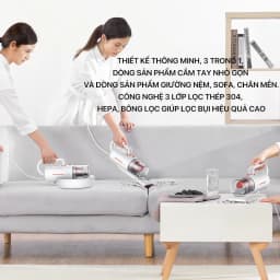 Thumbnail Máy hút bụi giường nệm Deerma CM1300 lực hút mạnh 12000pa kèm 3 đầu hút đa năng, tia UV diệt khuẩn - Bảo hành 12 tháng 2
