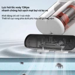 Thumbnail Máy hút bụi giường nệm Deerma CM980 lực hút 13000Pa sấy khô bằng khí nóng, kèm tia UV khử khuẩn - Bảo hành 12 tháng 3