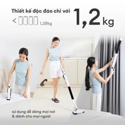 Thumbnail Máy hút bụi không dây siêu nhẹ KOCHI F100 - Gọn nhẹ tự đứng, chỉ 1.2Kg - Siêu mạnh 15,000pa - Động cơ BLDC êm ái 3