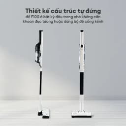 Thumbnail Máy hút bụi không dây siêu nhẹ KOCHI F100 - Gọn nhẹ tự đứng, chỉ 1.2Kg - Siêu mạnh 15,000pa - Động cơ BLDC êm ái 4