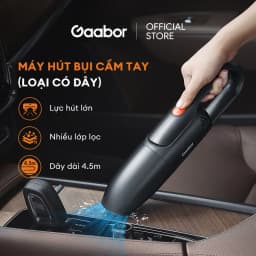Thumbnail Máy hút bụi ô tô cầm tay GAABOR GVCC-M4A2 màu đen lực hút mạnh 4500pa dây nguồn dài 4.5m 1
