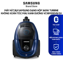 Thumbnail Máy Hút Bụi Samsung Dạng Hộp 360W Turbine Không Xoắn Tóc Màu Xanh Dương VC18M3110VB/SV 1