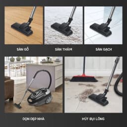Thumbnail Máy hút bụi SOKANY SK-3386, công suất cao 3500W, 3 đầu hút có núm điều chỉnh mức độ, lực hút mạnh, chống ồn 4