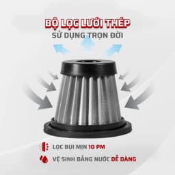 Thumbnail Máy hút bụi & thổi bụi cầm tay không dây đa năng Medicar siêu mạnh 8500PA, hút bụi mịn ổ tô 10PM 4