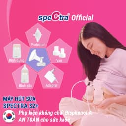 Thumbnail Máy Hút Sữa Điện Đôi Spectra S2 Plus Chính Hãng (Bảo Hành 24 tháng) 2