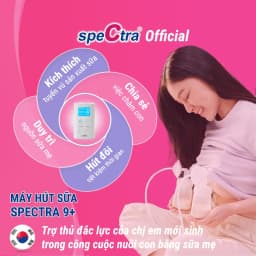 Thumbnail Máy Hút Sữa Điện Đôi Spectra 9 Plus Chính Hãng Hàn Quốc (Bảo Hành 12 tháng) 2