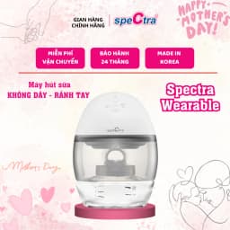 Thumbnail Máy Hút Sữa Rảnh Tay Không Dây Spectra Wearable 01 Bộ (Bảo hành 24 tháng) 1