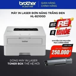 Thumbnail Máy in laser đơn năng trắng đen HL-B2100D 2