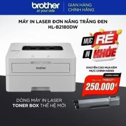 Thumbnail Máy in laser đơn năng trắng đen HL-B2180DW 2