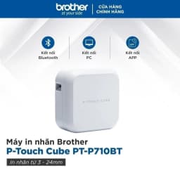 Thumbnail Máy in nhãn Brother P-Touch Cube PT-P710BT 2