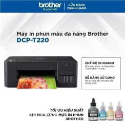 Thumbnail Máy in phun màu đa năng Brother DCP-T220 3