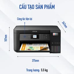 Thumbnail Máy In Phun Màu Đa Năng Epson EcoTank L4260 (Bao Gồm Bộ Mực Chính Hãng Đi Kèm) 2