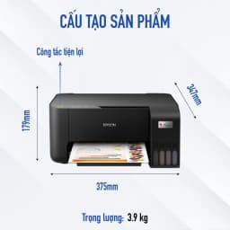 Thumbnail Máy In Phun Màu Epson L3210 Công Nghệ Tản Nhiệt Giúp Tiết Kiệm Điện Năng 1