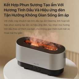 Thumbnail Máy khuếch tán tinh dầu Deerma PX310W thiết kế 3 trong 1 với hiệu ứng đèn mô phỏng thông minh - Bảo hành 12 tháng 3