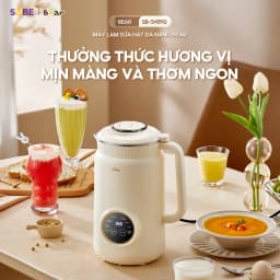 Thumbnail Máy Làm Sữa Hạt Bear 1L Máy Xay Nấu Đa Năng Công Nghệ Xay 3 Chiều, Máy Xay Làm Sữa Hạt, Máy Xay Hạt Làm Sữa SB-SH09Q 2