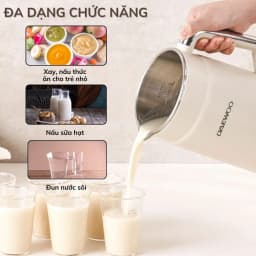 Thumbnail Máy Làm Sữa Hạt Daewoo 1.2L, tặng Cẩm Nang 50 Công Thức - Máy Xay Nấu Đa Năng BH 2 năm 3
