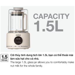 Thumbnail Máy làm sữa hạt Hafele HS-B151NW - 535.43.485 2