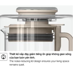 Thumbnail Máy làm sữa hạt Hafele HS-B151NW - 535.43.485 4