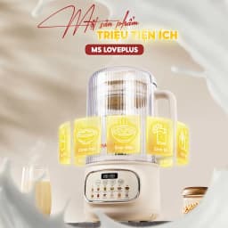 Thumbnail Máy Làm Sữa Hạt Masuto 1,2L Thủy Tinh Chống Ồn Cường Lực Xay Hạt Nhuyễn Mịn Chống Trào 12 Chế Độ Nấu 4