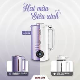 Thumbnail Máy làm sữa hạt Masuto 1L xay các loại hạt siêu nhuyễn mịn chống trào, bảo hành 12 tháng LIVE 2