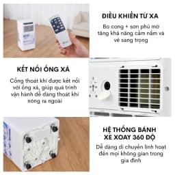 Thumbnail Máy lạnh đứng di động nhập khẩu FUJIE  Công suất làm lạnh 12000BTU - Bảo hành điện tử toàn quốc 3