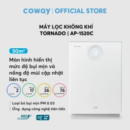 Thumbnail Máy lọc không khí Coway Tornado AP-1520C 2