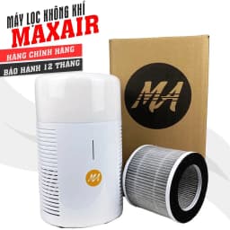 Thumbnail Máy lọc không khí MaxAir lõi lọc than hoạt tính khử mùi, Air Purifier lọc bụi mịn,lọc lông chó mèo,BH 12tháng CHÍNH HÃNG 1