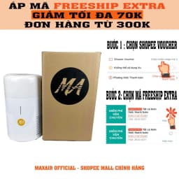 Thumbnail Máy lọc lọc không khí Max Air lọc sạch lông chó mèo, tích hợp đèn ngủ rất cần cho người bị hen suyễn, dị ứng 4