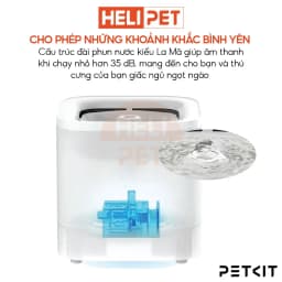 Thumbnail Máy Lọc Nước Cho Chó Mèo Bơm Không Dây PETKIT Solo SE - HeLiPet 4