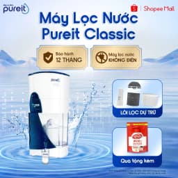 Thumbnail Máy lọc nước Pureit Classic + Bộ lọc 3000L + Màng lọc [BH 12 THÁNG] 1