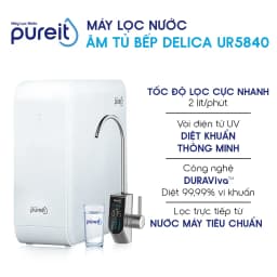 Thumbnail ] Máy lọc nước Pureit Delica UR5840 + Lọc thô trong suốt âm tủ bếp 1