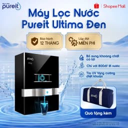 Thumbnail Máy Lọc Nước treo tường/ để bàn Pureit Ultima Đen [BH 12 THÁNG] 1