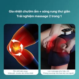 Thumbnail Máy Massage Đầu Gối PHILIPS 5301-thiết kế 3D vừa vặn ôm sát toàn vùng khớp gối,sạc không dây chườm ấm 3