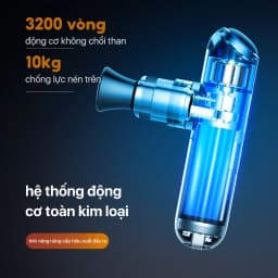 Thumbnail Máy Massage Cầm Tay Mini PHILIPS 7501-6 đầu massage chuyên dụng, lực đấm mạnh 8mm 2