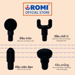 Thumbnail Máy Massage Cầm Tay OROMI ORM-677 - Súng matxa giảm đau mỏi cơ bắp, lưng vai cổ - Mát xa toàn thân 3