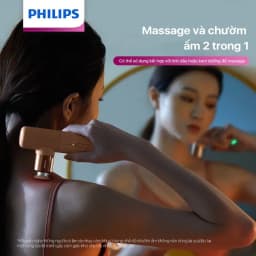 Thumbnail Máy Massage Cầm Tay PHILIPS 3302G-thiết kế dành riêng cho phái đẹp,massage và chườm ấm 2 trong 1 3