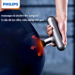 Thumbnail Máy Massage Cầm Tay PHILIPS 7303-gọn nhẹ 303g,nhỏ hơn điện thoại di động 1